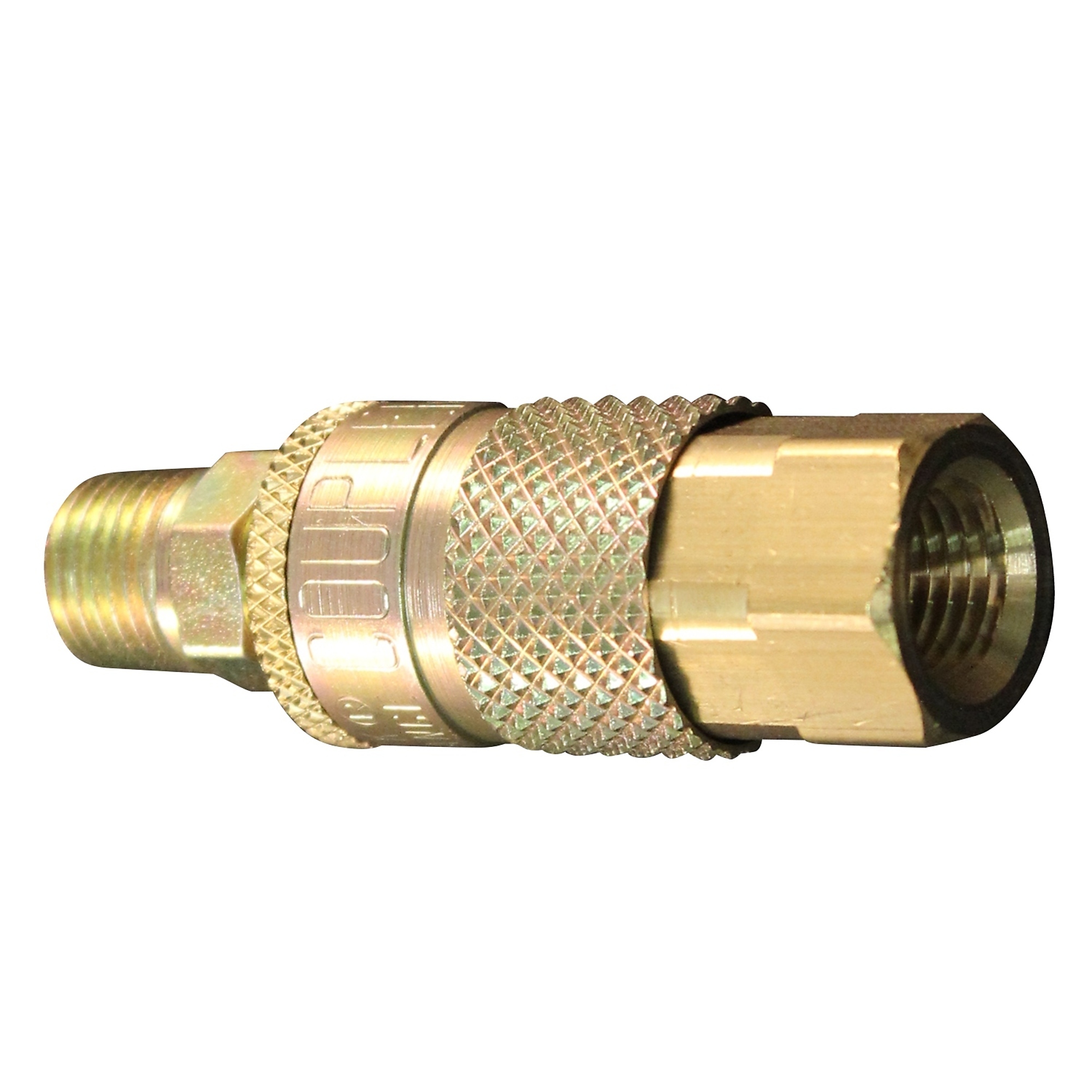 Milton, 1/4in. F. Coupler M. Plug T-Style, Coupler Size 1/4 in, Model# s-782